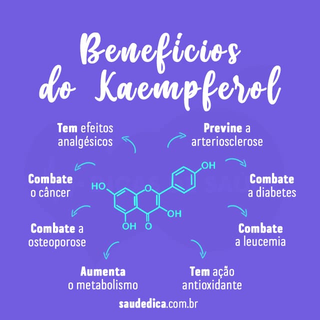 Benefícios do kaempferol