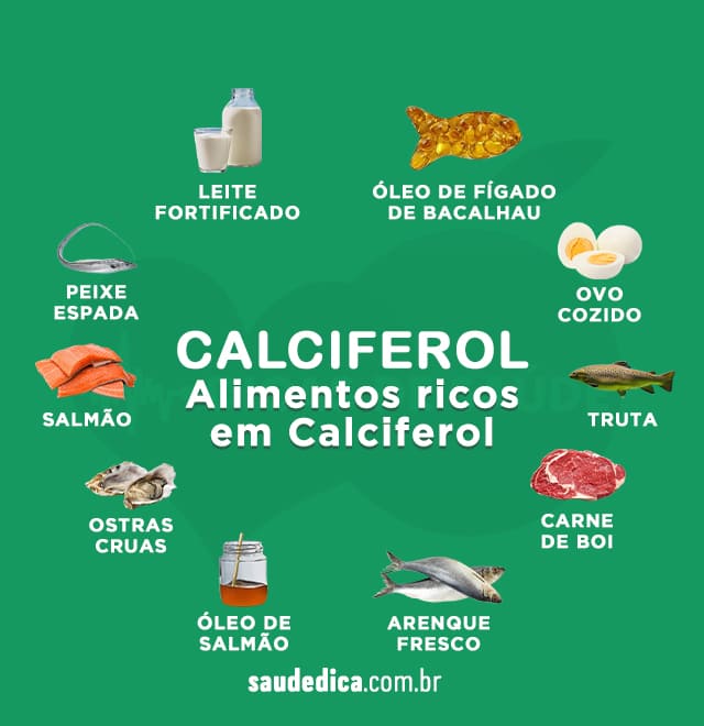 alimentos rico em calciferol