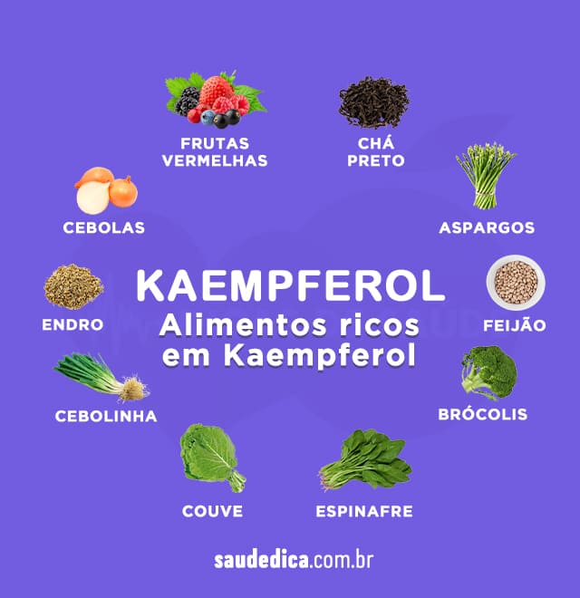 Alimentos ricos em kaempferol