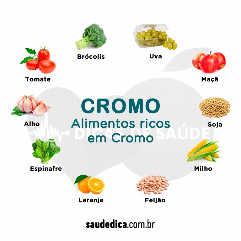 Alimentos ricos em cromo