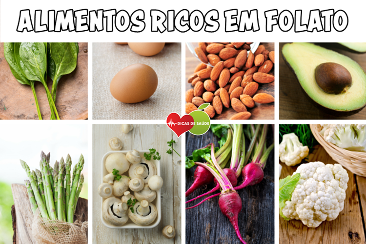 alimentos ricos em folato