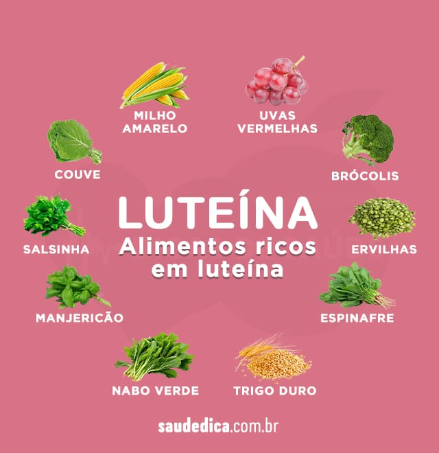 alimentos ricos em luteína