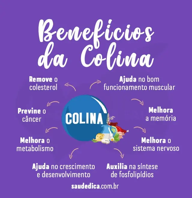 benefícios da colina