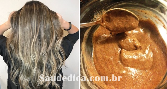 receita caseira para clarear o cabelo sem corantes químicos