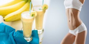 smoothie de banana para queimar gordura da barriga