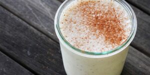 batido de kefir com canela para perde peso