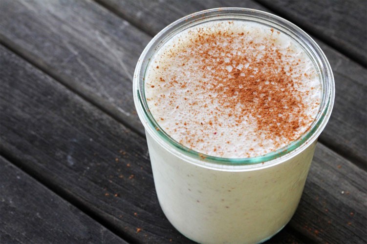 batido de kefir com canela para perde peso