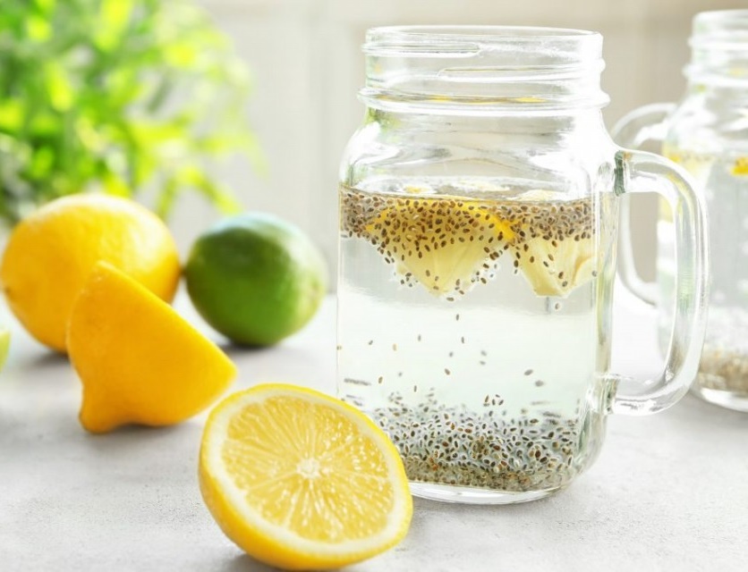 receita natural de limão com chia para emagrecer