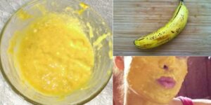 máscara de banana com ovo para eliminar rugas