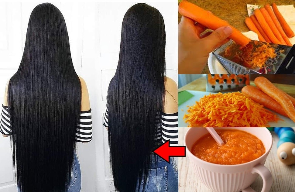 máscaras de cenoura para crescer o cabelo