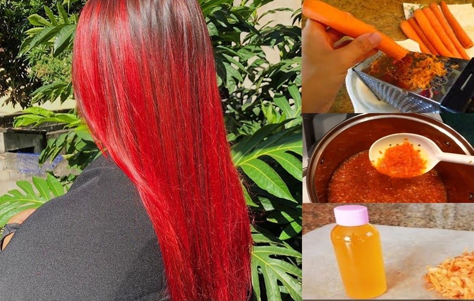 oleo de cenoura para crescer cabelo.