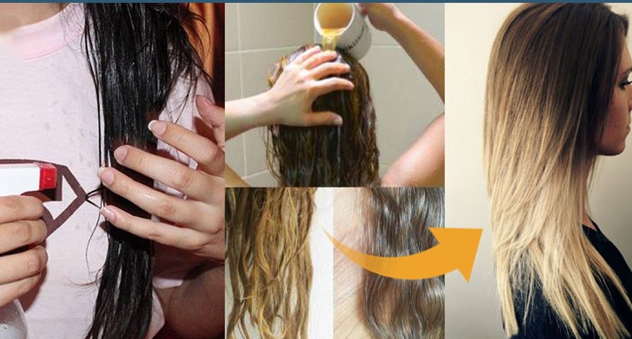 receita natural para clarear o cabelo