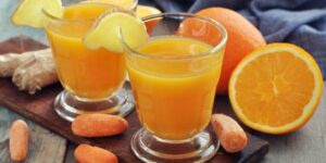 suco de laranja e cenoura para aumentar a imunidade