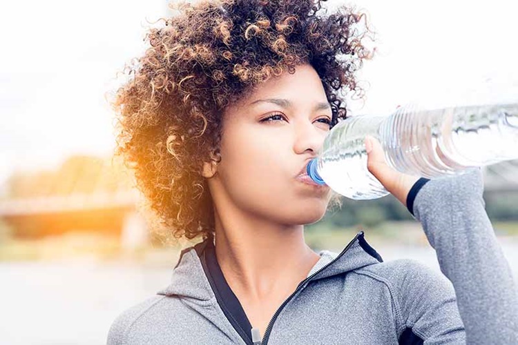 beber água para aumentar sua energia