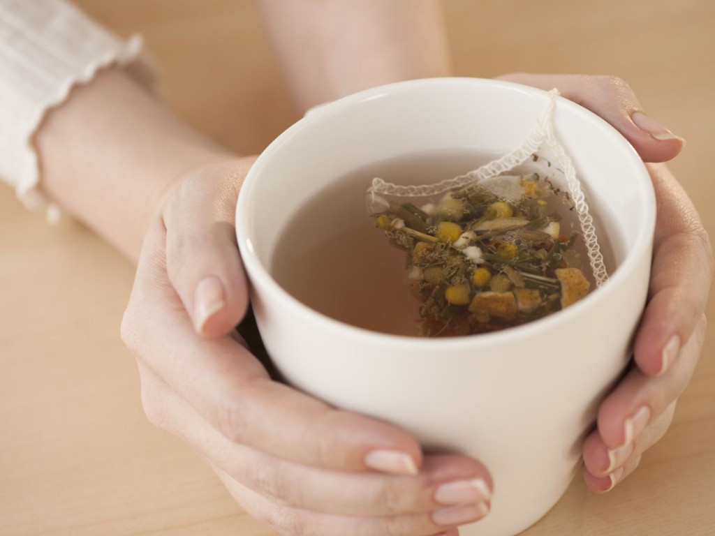 chá de ervas para aliviar o estresse