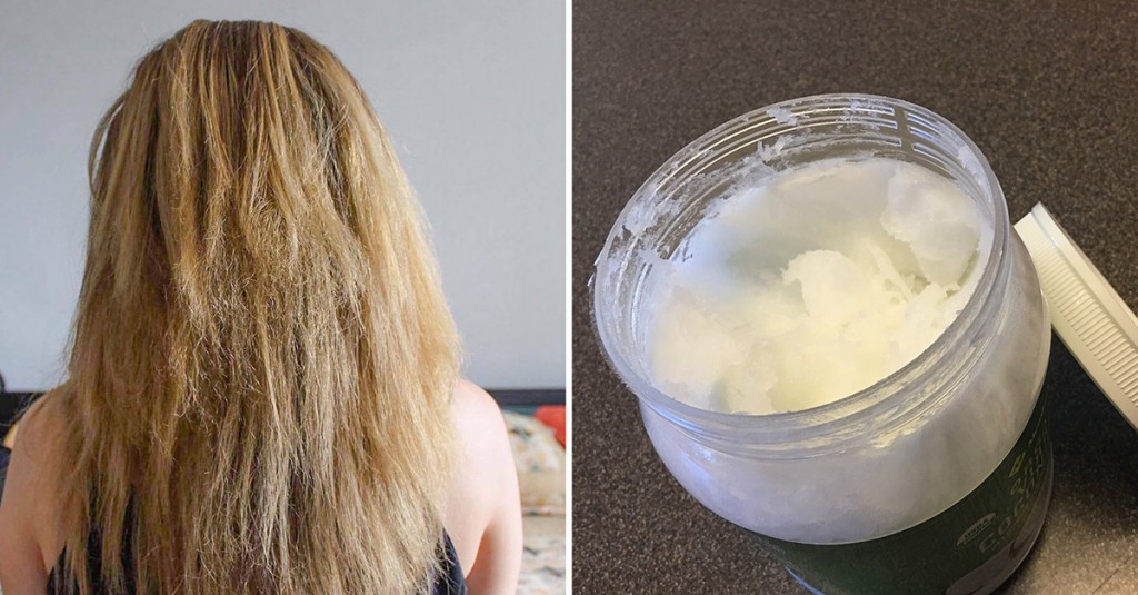 como usar o óleo de coco para nutrir o cabelo