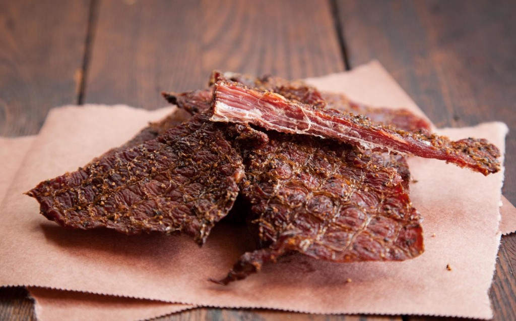 jerky e rico em proteinas e baixo teor de gordura