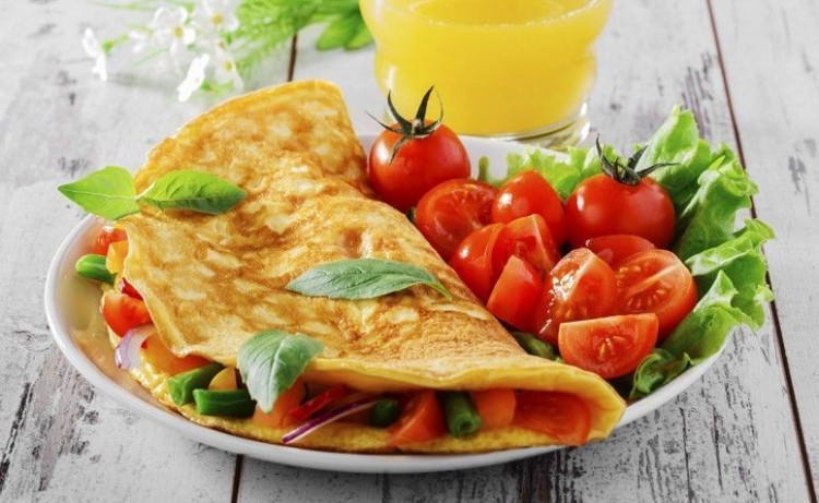 omelete de baixa glicemia