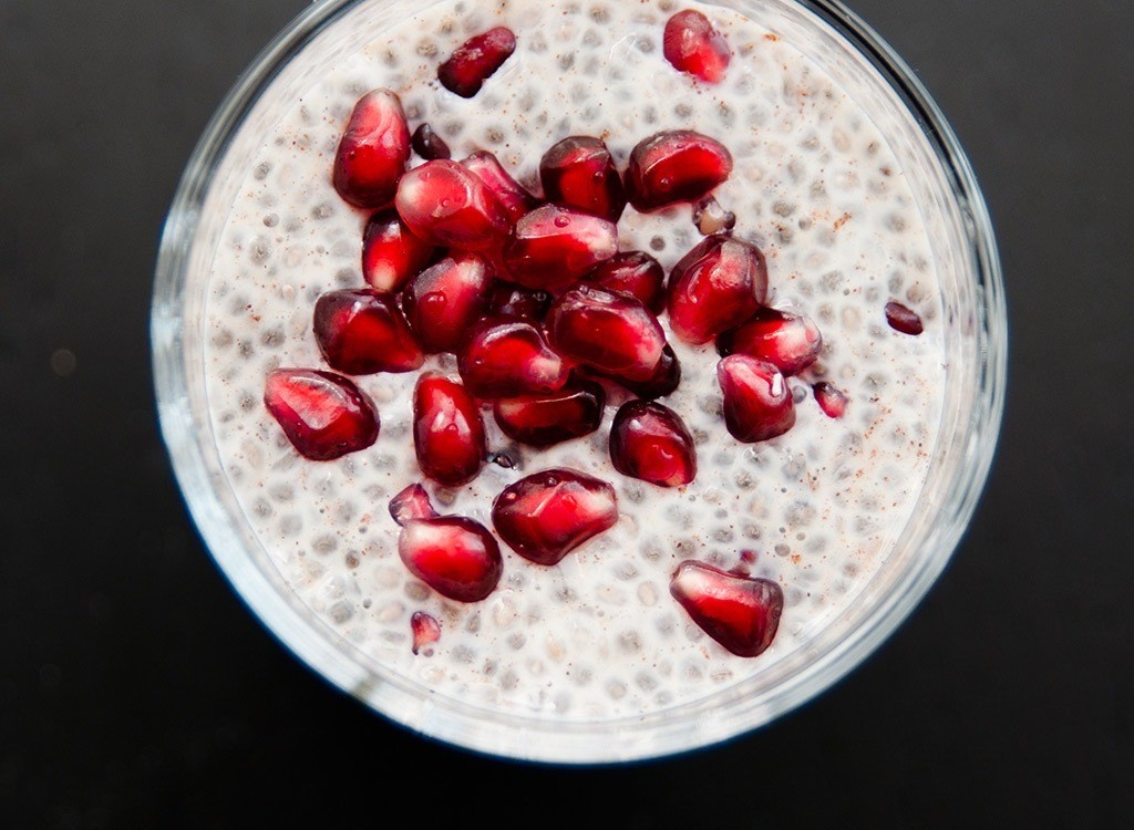 pudim com sementes de chia para perder peso