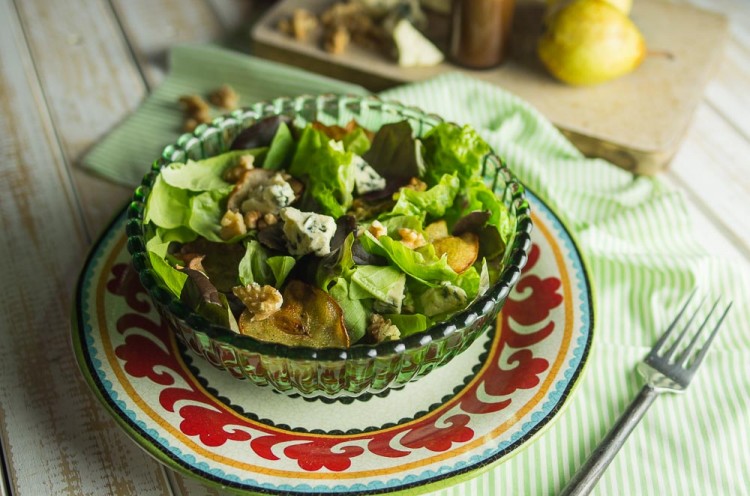 receita saudavel de salada verde