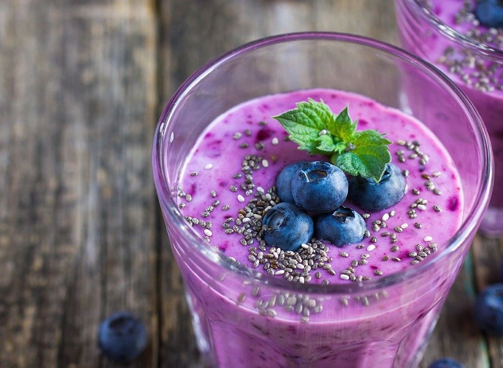 smoothie com sementes de chia