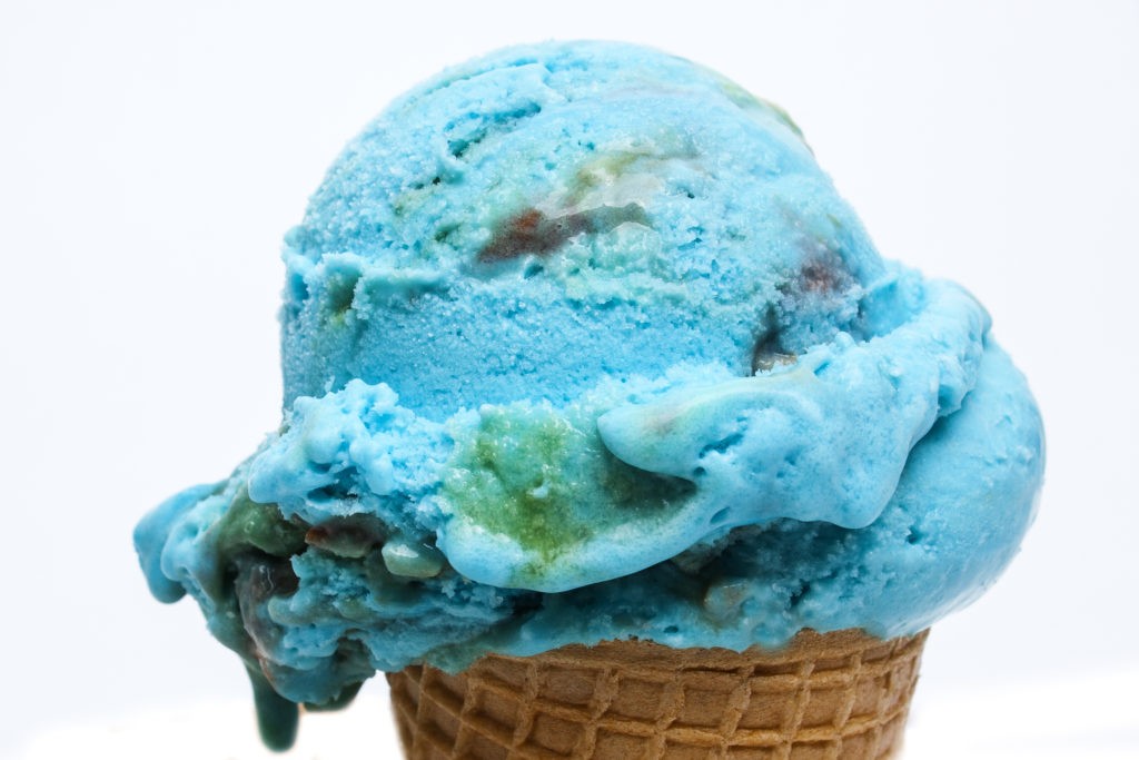 sorvete de ceu azul e um alimento com nome enganoso