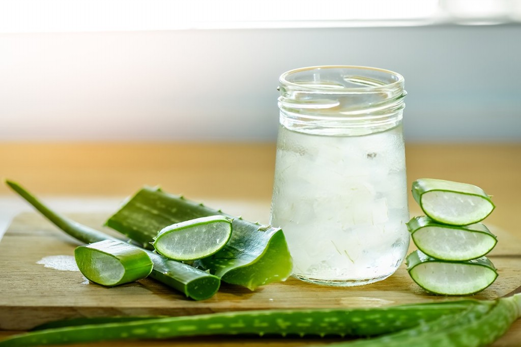 suco de aloe vera para ajudar aliviar o refluxo