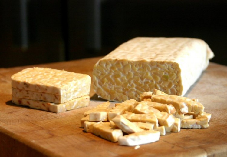 tempeh para melhorar o intestino