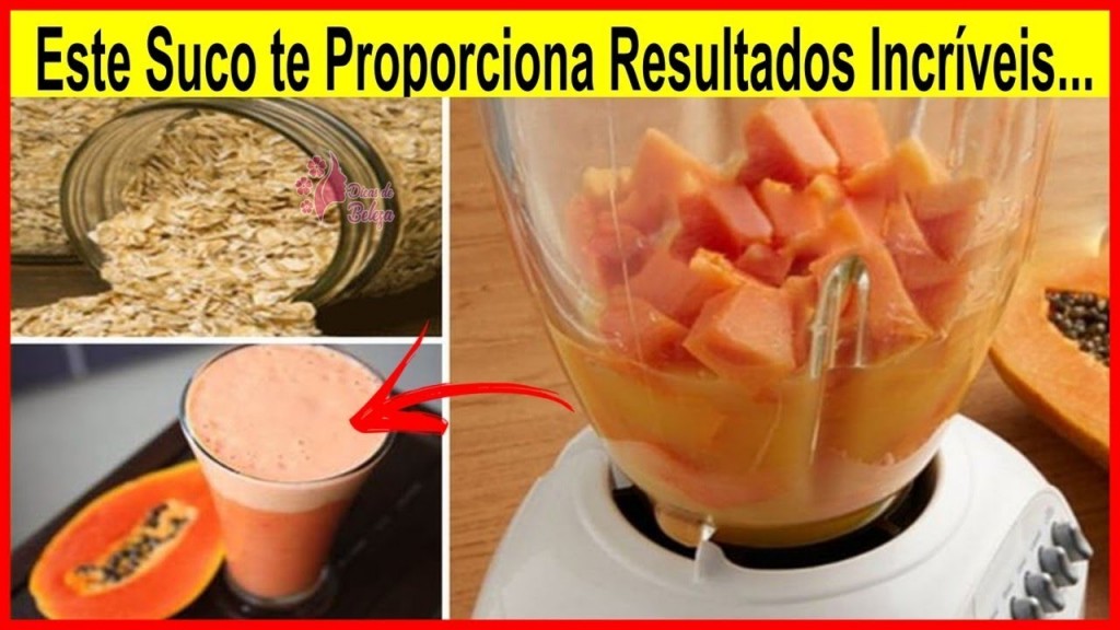 receitas de batido de mamão para derreter gordura