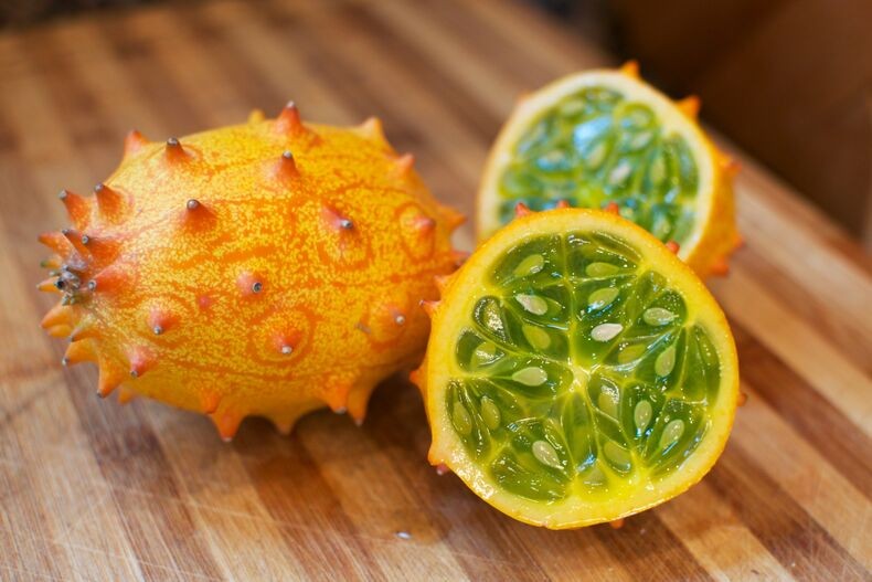 kiwano e uma fruta exotica