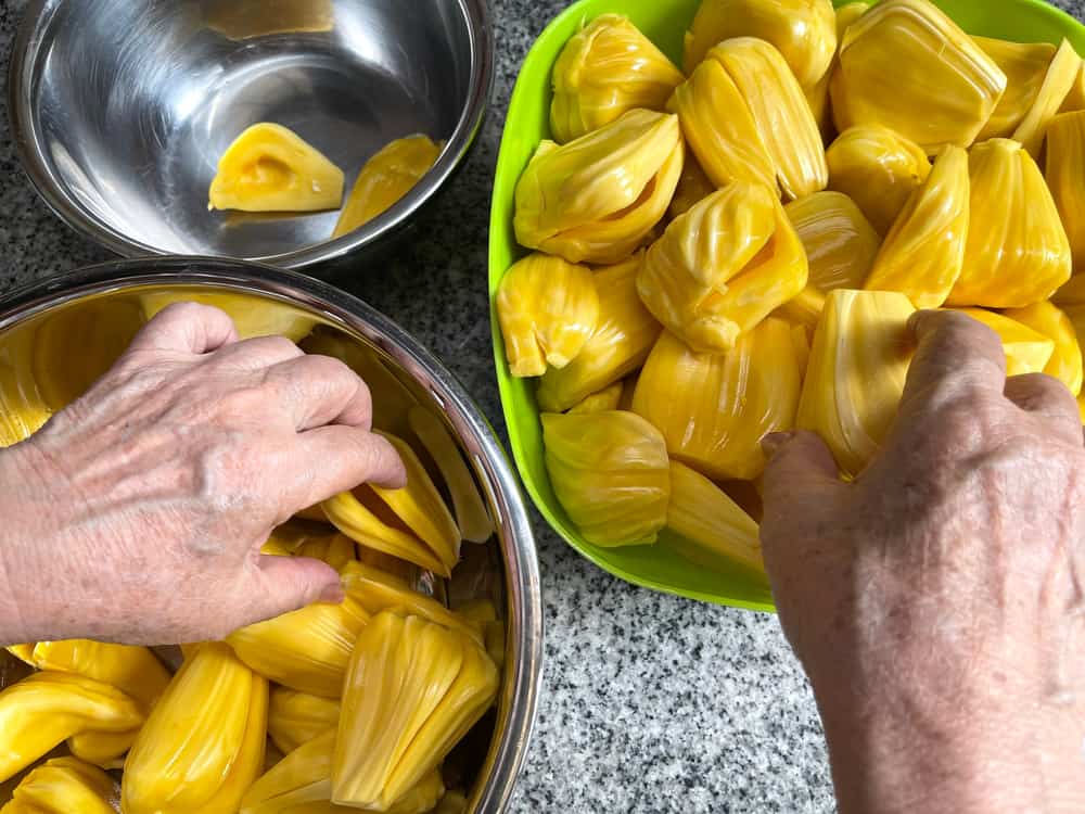 como armazenar jaca cozida