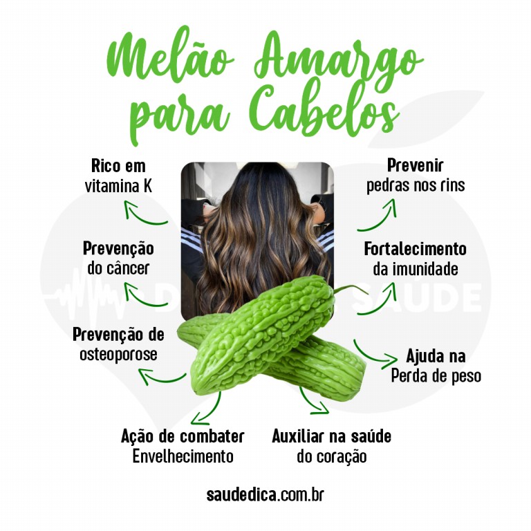 Benefícios do Melão Amargo para o cabelo