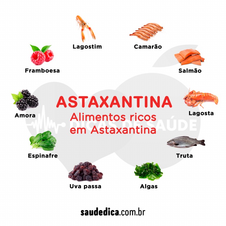 Alimentos Ricos em Astaxantina
