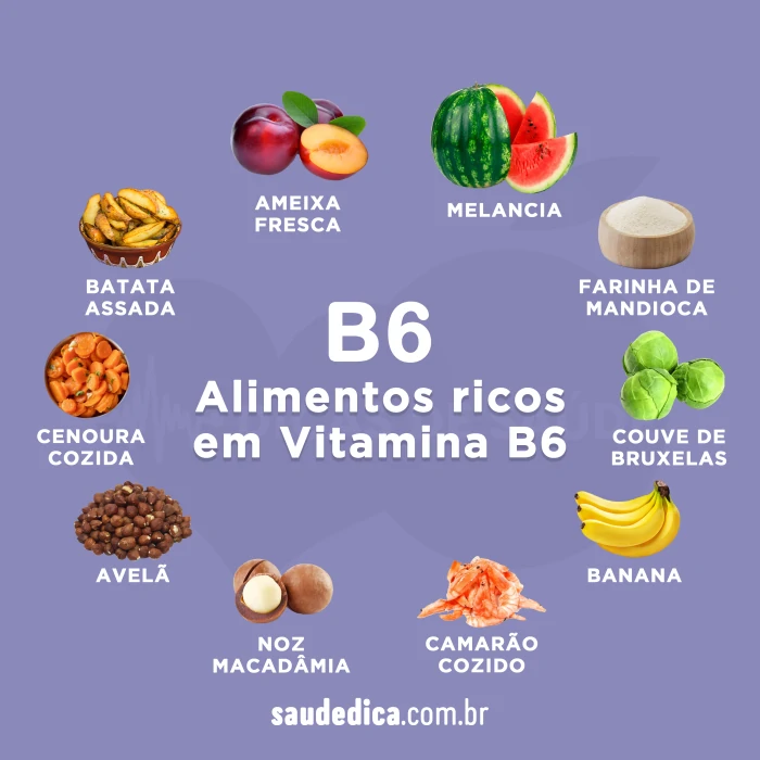 alimentos ricos em vitamina B6