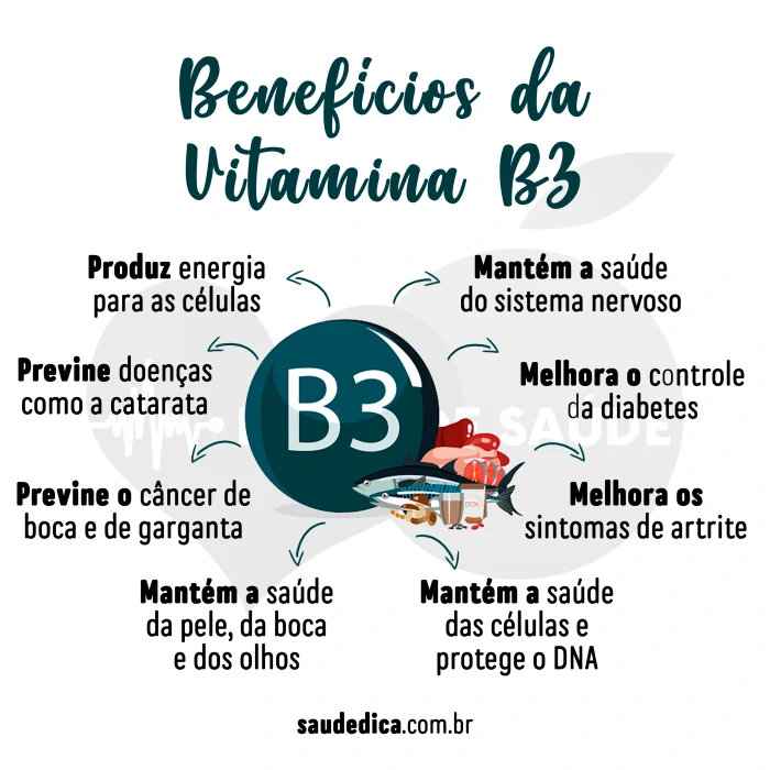 beneficios da vitamina B3