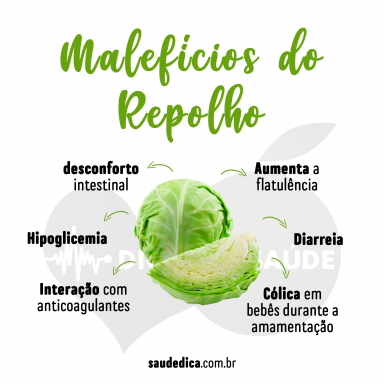 maleficios do repolho