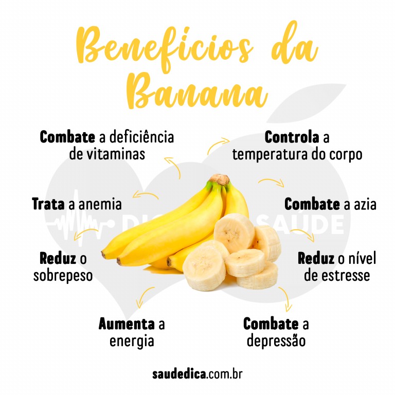 Benefícios da banana para saúde
