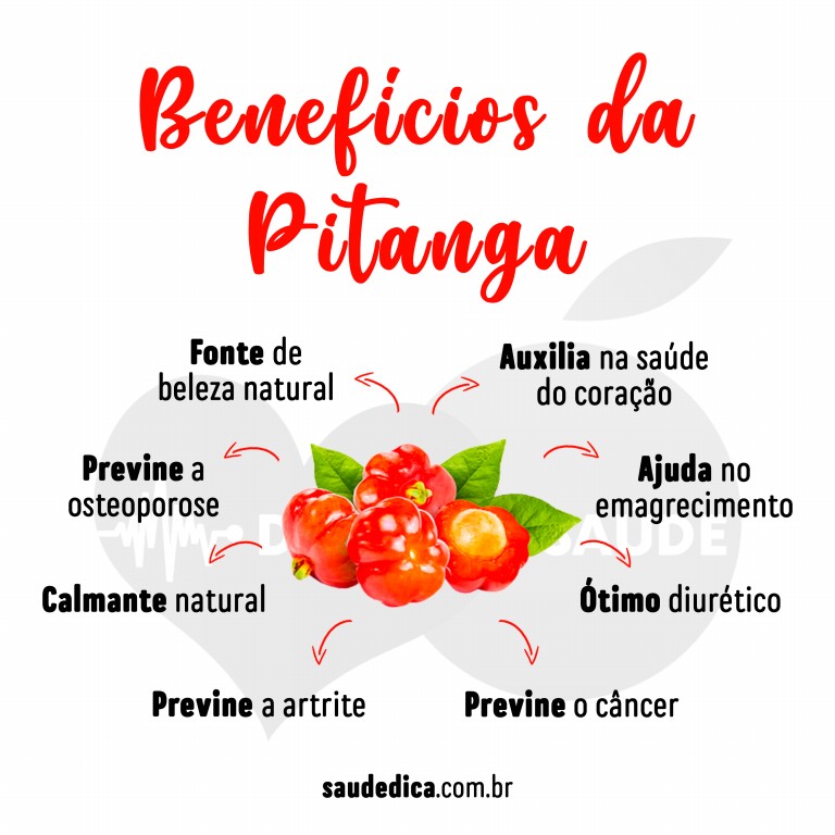 Benefícios da Pitanga Para Saúde