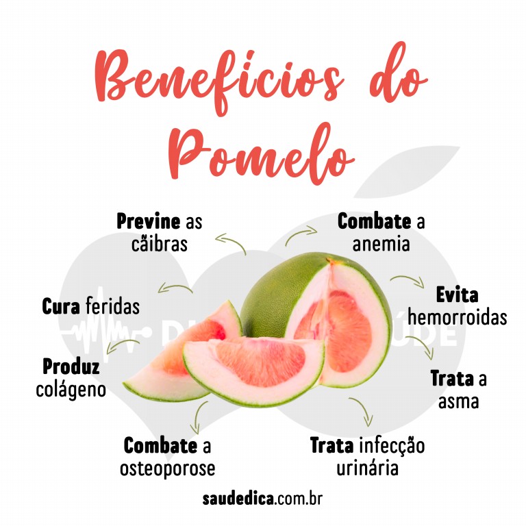 Benefícios do pomelo para a saúde