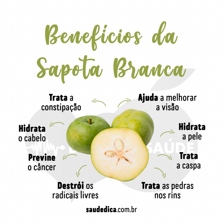 Benefícios da Sapota Branca