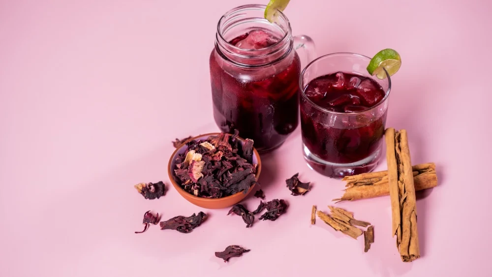 cha de hibisco com canela para inchaco e retencao de líquidos